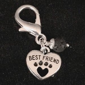 Clip-On with Lava Ball Diffuser essential oils for Aromatherapy Flea deterrent